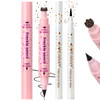 Noerrors 2Pcs Freckle Stamp Pen With Eyeliner For Natural Lifelike Faux Freckle 2 In 1 Fake Freckles Stain Marker Pen For Waterproof Long Wear Sunkiss Makeup Light Brown&Black