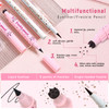 Noerrors 2Pcs Freckle Stamp Pen With Eyeliner For Natural Lifelike Faux Freckle 2 In 1 Fake Freckles Stain Marker Pen For Waterproof Long Wear Sunkiss Makeup Light Brown&Black