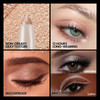 Noerrors 3Colors Glitter Eyeshadow Brightener Stick Set Champagne&Pink&Pearl White Sparkle Cream Eyeliner&Eye Shadow Pencil With Brush Waterproof Silky Smooth Shimmer Metallic Eye Highlighter Makeup