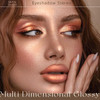Noerrors Neutral Metallic Shimmer Eyeshadow Palette Multi-Dimension Satin Glossy Finish Pigmented Bright Sparkly Glitter Cream Eye Shadow For Older Women-Bronze Gold&Champagne Pink&Copper&Smoky Plum