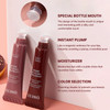 Noerrors Jelly Lip Glaze Moisturizing Tinted Lip Gloss Serum With Doughnut Applicator Nourishing Tinted Lip Oil For Plumping Pillowy Lip Makeup For Women Girl -Chocolate