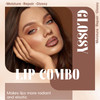 Noerrors 2Pcs Lip Stain Marker Liner Pen And Lip Gloss Lip Combo Set Brown Liquid Waterproof Long Lasting Lip Liner With Moisturizing Lightweight Lip Gloss For Plumping Big Lips High Glossy Makeup
