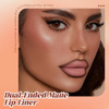 Noerrors 2-In-1 Lip Liner Pencil With Silicone Blending TipCreamy Matte Lip Pencil For Defining Precise ApplicationLong-LastingSmudge-Resistant Lip ContourCocoaShaping & Featherproof Lock Makeup