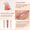 Noerrors 3 Colors Lip Balm Set Vanilla Clear Sheer Beige Light Brown Pink Sugar Glossy Natural Lip Oil Butter Long Lasting Hydrating Non-Sticky Nude Jelly Tint Lip Stain Balm Lip Care Gloss Makeup
