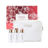 Ogee Shimmer All The Way - Limited Edition Holiday Makeup Set - Includes A Trio Of Pearl Moonstone & Amethyst Highlighter Sticks & Organic Cotton Beauty Bag