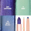 Oulac Lip & Eye Makeup Set 3Pcs Included Shimmer Lipstick Lipliner Eyeshadow Lipstick For Women D01+Est20+El11