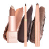 Oulac Lip & Eye Makeup Set 3Pcs Included Shimmer Lipstick Lipliner Eyeshadow Lipstick For Women Pg06+Est15+El03