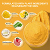 Pop Modern.C Vitamin C And Turmeric Face Scrub Cream Organics Microdermabrasion Facial Scrub Exfoliating Clears Blackheads Improve Dark Spot Acne With Strawberry Extract Exfoliator 130G/4.5Oz