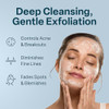 Qrxlabs 5% Glycolic Acid Gel Cleanser - Exfoliating Aha Facial Cleanser For Smoother-Looking Skin Oil Control & Pore Care Body Safe - Helps With Razor Bumps & Ingrown Hairs - Daily Use 6 Fl Oz