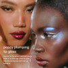 R.E.M. Beauty Wicked: For Good Plumping Lip Gloss Trio Plum Petals Pretty As A Poppy & Poppy Punch Hydrating High-Shine Non-Sticky Lip Gloss Set For Softer Smoother Lips