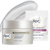 Roc Derm Correxion Neck Cream With Hyaluronic Acid + Advanced Retinol To Visibly Tighten & Lift Horizontal Neck Lines Facial Moisturizer To Contour Face (1.7 Oz) With Roc Retinol Eye Packette