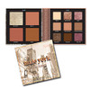 Rude Nude Orleans Face & Eye Palette 9 Eyeshadows 4 Face Shades For Blush Bronzer & Highlighter All-In-One Natural Glam Palette Vegan Cruelty- Paraben- Makeup