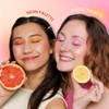 Rude Cosmetics Mixed Fruit Palette 15 Shades Matte Shimmer Glitter Finishes Vegan Cruelty Paraben Blendable Eyeshadow Vibrant Color Payoff All Skin Tones [Pastel]