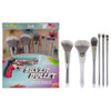 Rude Silver Bullet Makeup Brush Kit By Rude Cosmetics For Women - 6 Pc Beretta Powder Brush Glock Blush Brush Remington Foundation BrushShotgun Brush BrushBrowning Angled Line