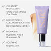 Saie Glowy Super Gel Lightweight Llluminator & Makeup Primer - Starglow (1 Oz) + Sunvisor Broad Spectrum Spf 35 Mineral Sunscreen (1.35 Fl Oz) + Lash Lengthening Mascara 101 - Black (0.31 Oz)