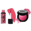 Saie Cheek Flush Duo - Dew Liquid Blush (.40 Oz Flirty) Supersuede Baked Powder Blush (.01 Oz Amore) - Layerable Skin-Nourishing Blushes For A Seamless Radiant Finish