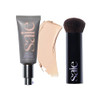 Saie Glow & Blend Duo - Slip Tint Tinted Moisturizer Spf 35 Shade Two (1.35 Oz) The Big Liquid Foundation Brush (1 Count) Hydrating Glow & Seamless Blending