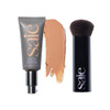 Saie Glow & Blend Duo - Slip Tint Tinted Moisturizer Spf 35 Shade Four (1.35 Oz) The Big Liquid Foundation Brush (1 Count) Hydrating Glow & Seamless Blending