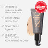 Saie Glow & Blend Duo - Slip Tint Tinted Moisturizer Spf 35 Shade Seven (1.35 Oz) The Big Liquid Foundation Brush (1 Count) Hydrating Glow & Seamless Blending