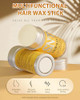 Samnyte Hair Wax Stick 3Pcs-Wax Stick For Hair Slick Stick Slick Back Stick Hair Stick Wax Edge Frizz No-White Chips & No-Residue & No-Greasy & Easy To Absorb 2.7 Oz