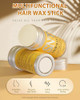 Samnyte 6Pcs Hair Wax Stick Set For Flyaways Topsy Tail Hair Tools For Women Teen Girls & Kids Slick Back Hair Brush Bun Accessories Non-Greasy Styling Tools Slick Stick 2.7 Oz