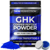 Skin Perfection Ghk-Cu Copper Peptide Powder 99.7% Pure Diy Copper Peptides Serum For Face And Scalp - Cosmetic-Grade Ghk-Cu - 1 Gram Creates Up To 100Ml For Fuller Hair And Smoother Skin