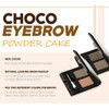 Skinfood Choco Eyebrow Powder Cake From Real Cacao - Eyebrow Powder Duo Palette With Minerals - Great Gifts Ideas For Women Mom Teacher Officemate Sister Best Friend (2 Grey Brown)
