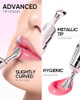 Skintific Peptide Brightening Lip Serum (06 Cherry Red) + Full Coverage Cushion Foundation 02 Ivory Satin Glow Finish