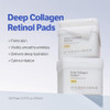 Sungboon Editor Deep Collagen Retinol Power Boosting Pads Deep Hydration Skin Elasticity Care For Dry Skin Fine Lines Korean Moisturizer Korean Skincare Toner Pads 100 Count
