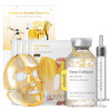 Sungboon Editor Premium Golden Glow Set Silk Peptide Ampoule And Gold Mask Set With 24K Gold Copper Peptides 30 Peptides Overnight Hydration And Radiance Care Korean Skincare Set