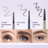 Ucanbe 3 Pcs Eyebrow Pencils For Women Brow Pencil Included 3 Types Of Tips - Shapes Defines Fills Dual-Sided Long-Lasting Brow Makeup Light Brown