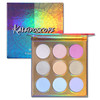 Ucanbe Kaleidoscope Holographic Highlighter Makeup Palette Kit 9 Color Polarized Shimmer Illuminating Glow Highlighting Bronzers Powder Set Laser Outer Packaging With Mirror Cosmetics