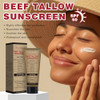 Uniqus Beef Tallow Sunscreen For Face & Body: Spf 50 Zinc Oxide Sunblock Non-Greasy Clean Formula Sun Balm For Summer Outdoor Travel