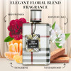 Urban Collection Miss London For Women Eau De Parfum - Honeysuckle Rose Jasmine Peony - Elegant Blends With Floral Citrus & Woody Note - Fresh & Feminine Scent - 100Ml Bottle For Daily Wear & Special Occasions