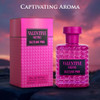 Urban Collection Valentine Nero Dazzling Pink For Women Vegan Cruelty- & Paraben- Eau De Parfum Amber Floral Scent Madagascar Vanilla Base Elegant 100Ml Bottle