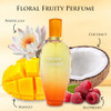Urban Collection Indian Summer For Women 3.4 Fl Oz- Opening Scents Of Mango Nectarine & Orange - Sweet Milky & Tropical Aromas Of Coconut Blend - Base Notes Of Sandalwood & Musk - Natural & Paraben Parfume