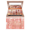 W7 Socialite Pressed Pigment Palette - 18 Pink Nude Colors - Flawless Long-Lasting Glam Makeup