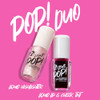 W7 Pop Duo Makeup Set - Love Pop Lip & Cheek Tint + Light Pop Liquid Highlighter - Buildable Colour Juicy Tint & Glow
