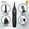 Wahl Manscaper Rechargeable Multipurpose Precision Detail Trimmer With Rotary Attachment Head For Hygienic Grooming Of Hair Anywhere For Eyebrows Sideburns Necklines Ear And Nose Hairs