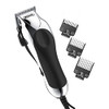 Wahl Usa Chrome Pro Corded Clipper Complete Haircutting Kit For Men Powerful Total Hair Clipping Beard Trimming & Grooming - Model 3024635