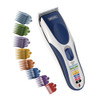 Wahl Color Pro Cordless Rechargeable Hair Clipper & Trimmer Easy Color-Coded Guide Combs - For Men Women & Children Model 9649P