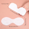 Ybeaty 100 Sheets Disposable Eye Mask Eyecare Cotton Paper Facial Eye Covers Pads Patches Diy Clear Skincare Paper Sheets Cosmetic Beauty Wet Compress Tools For Spa Home Salon