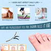Yin Aawaeao Titanium Alloy Ingrown Toenail Treatment - Professional Home Care For Curved Nails - Waterproof Nail Tools And Ingrown Toenail Removal KitIngrown Toenail Corrector(0.59/0.67In)