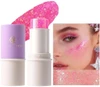 Young Vision Face Glitter Stick Waterproof Hair Glitter Gel Chunky Glitter Face Paint Chunky Mermaid Sequin Color Changing Glitter Makeup For Women And Kid Xmas Festival Accessories Glitter (02)