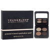 Youngblood Pressed Mineral Eyeshadow Quad - Taupe For Women - 0.14 Oz Eye Shadow