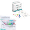Avistar Dental Hygiene Essentials Pack - 104 Medium-Soft Bulk Toothbrushes With Cover Caps & 450 Travel Floss Picks - 4 Colors - Individually Wrapped Convenient Oral Hygiene Kit