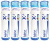 Boiron Sulphur 30C (Pack Of 5 80-Pellet Tubes) Homeopathic Medicine For Skin Rash