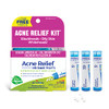 Boiron Acne Relief Kit For Blackheads Oily Skins Whiteheads On The Face And Body - 3 Count (240 Pellets)