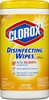 Clorox Disinfecting Cleaning Wipes Bleach Free Crisp Lemon 75 Count Pack Of 6 (Pack May Vary)