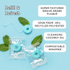 Cocolab Cocofloss Woven Dental Floss Refill Dentist-Designed Oral Care Delightful Mint Waxed Expanding Vegan Kid-Friendly String Floss With Coconut Oil 1 Refill Spool (33 Yd)